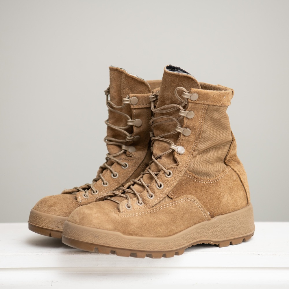 McRae Combat Boots Sz5 Tan GoreTex Military Tactical GorpCore Desert Hot Weather